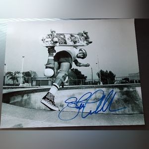 Vintage Steve Caballero signed photo Powell peralta tony hawk vans bones brigade